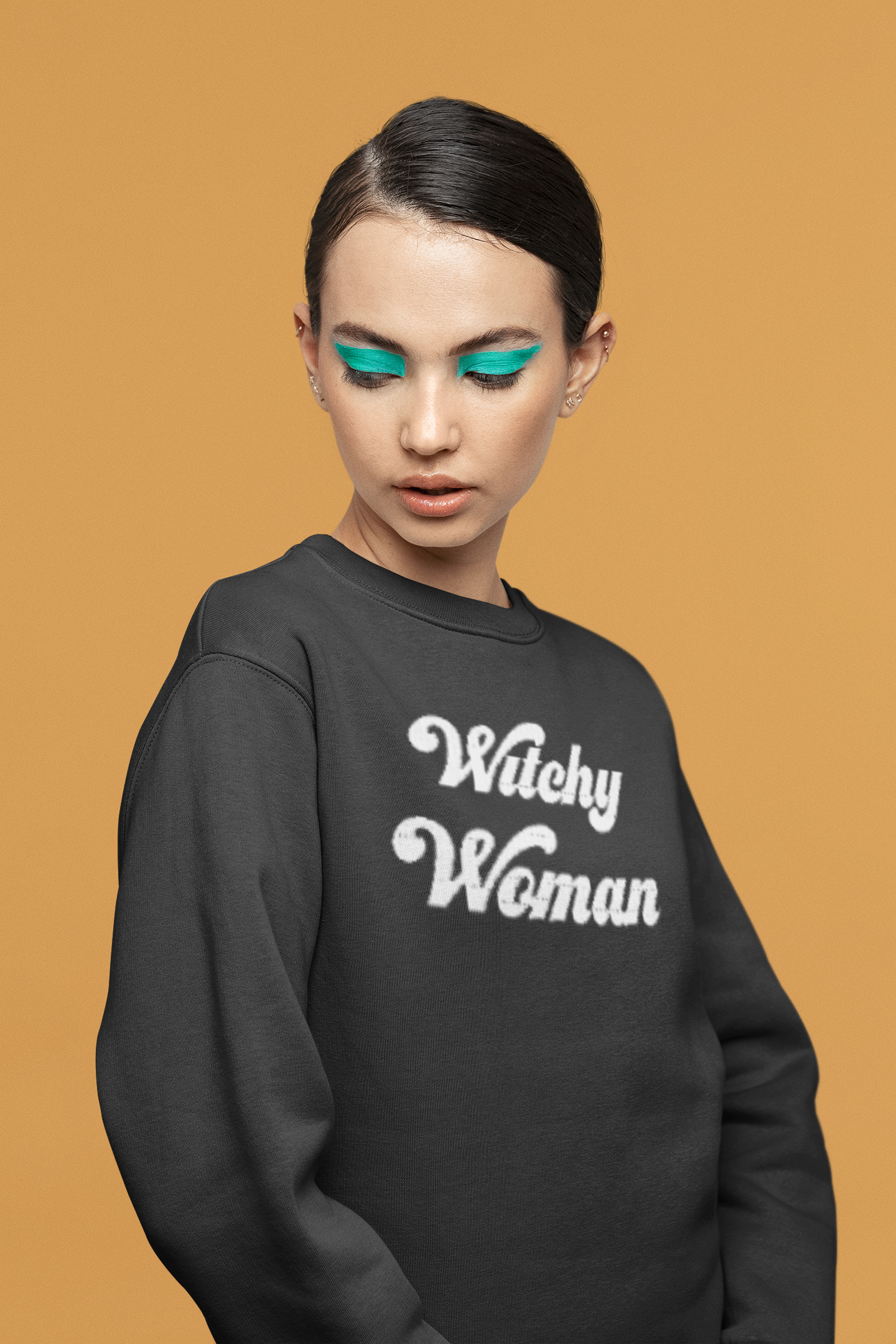 Witchy Woman 刺绣男女通用有机运动衫