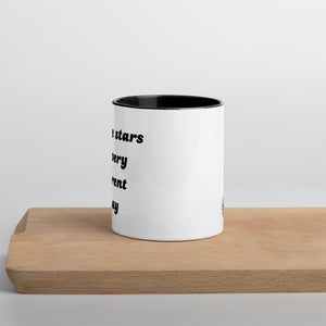 AND THE STARS LOOK VERY DIFFERENT TODAY Printed Mug with optional inside colour