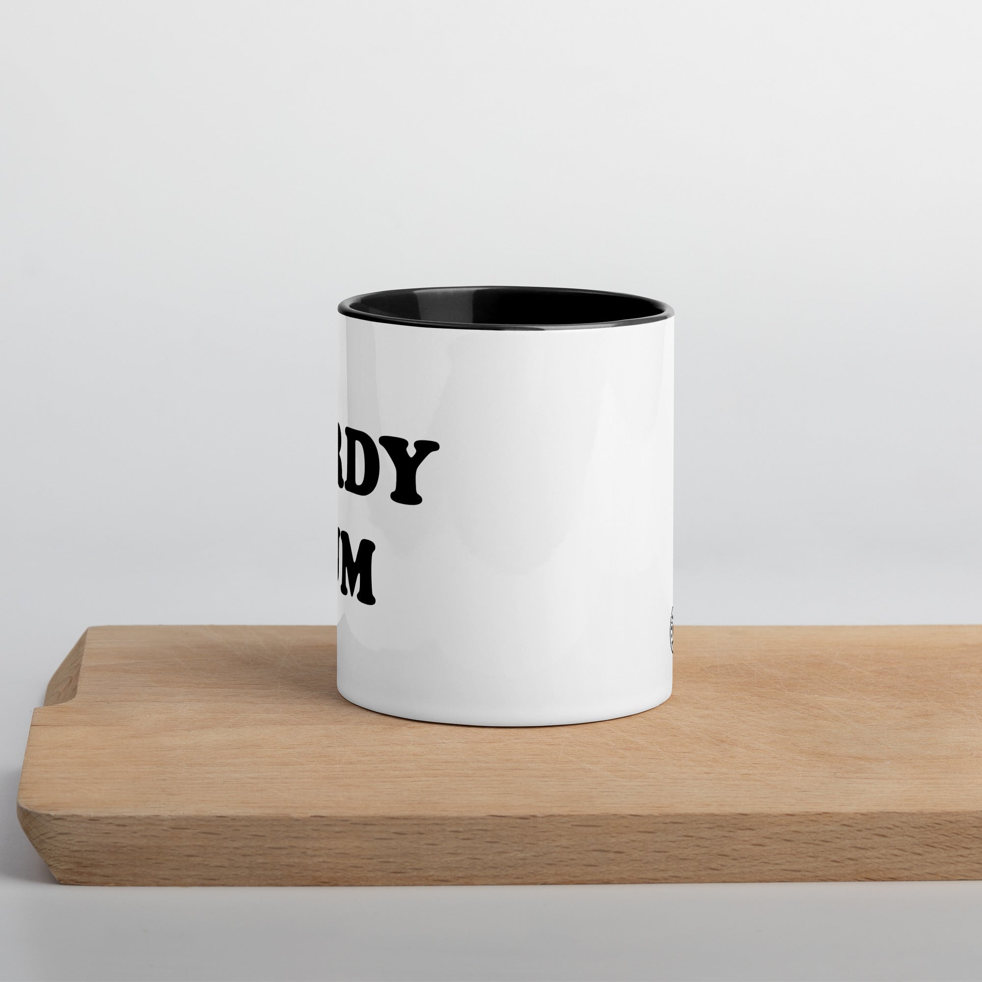 MARDY BUM Printed Mug with optional colour inside