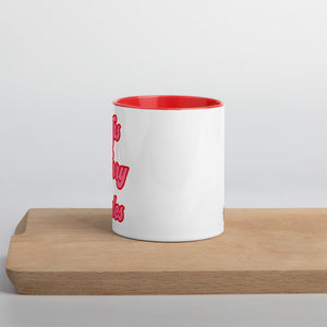 MRS HARRY STYLES Printed Mug - Red / Pint Font with optional inside colour