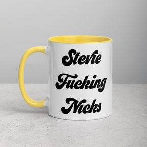 Stevie F*cking Nicks Printed Mug - optional inside colour