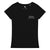 SEAMSTRESS FOR THE BAND Left Chest Embroidered Women’s Fitted Organic T-shirt