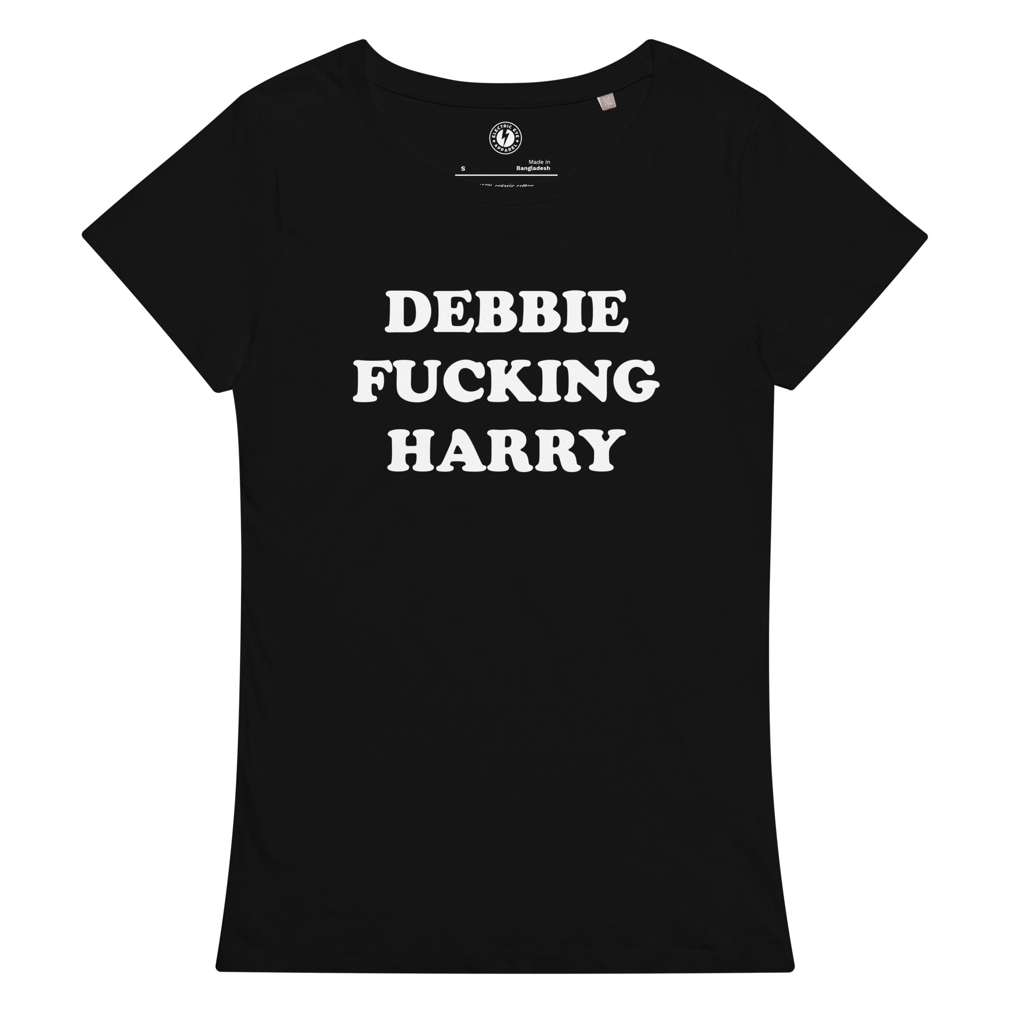 DEBBIE F*CKING HARRY Camiseta orgánica ajustada para mujer estampada