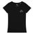LIVE FOREVER Embroidered Women’s Fitted Organic T-shirt