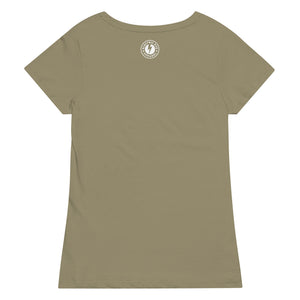 REBEL REBEL Printed Women’s Fitted Organic T-shirt