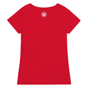 REBEL REBEL Camiseta orgánica entallada de mujer estampada