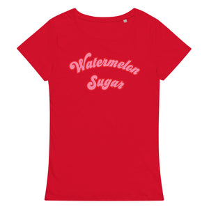 WATERMELON SUGAR 复古印花女式合身有机 T 恤