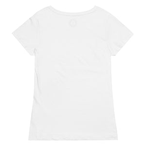 GO YOUR OWN WAY Left Chest Embroidered Women’s Fitted Organic T-shirt