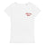 WATERMELON SUGAR Left Chest Embroidered Women’s Fitted Organic T-shirt