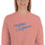 Hotel California Embroidered Women's Crop Sweatshirt