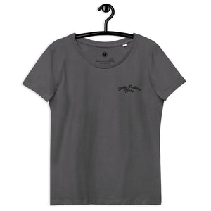 Stevie F*cking Nicks camiseta orgánica ajustada con bordado en el pecho izquierdo para mujer