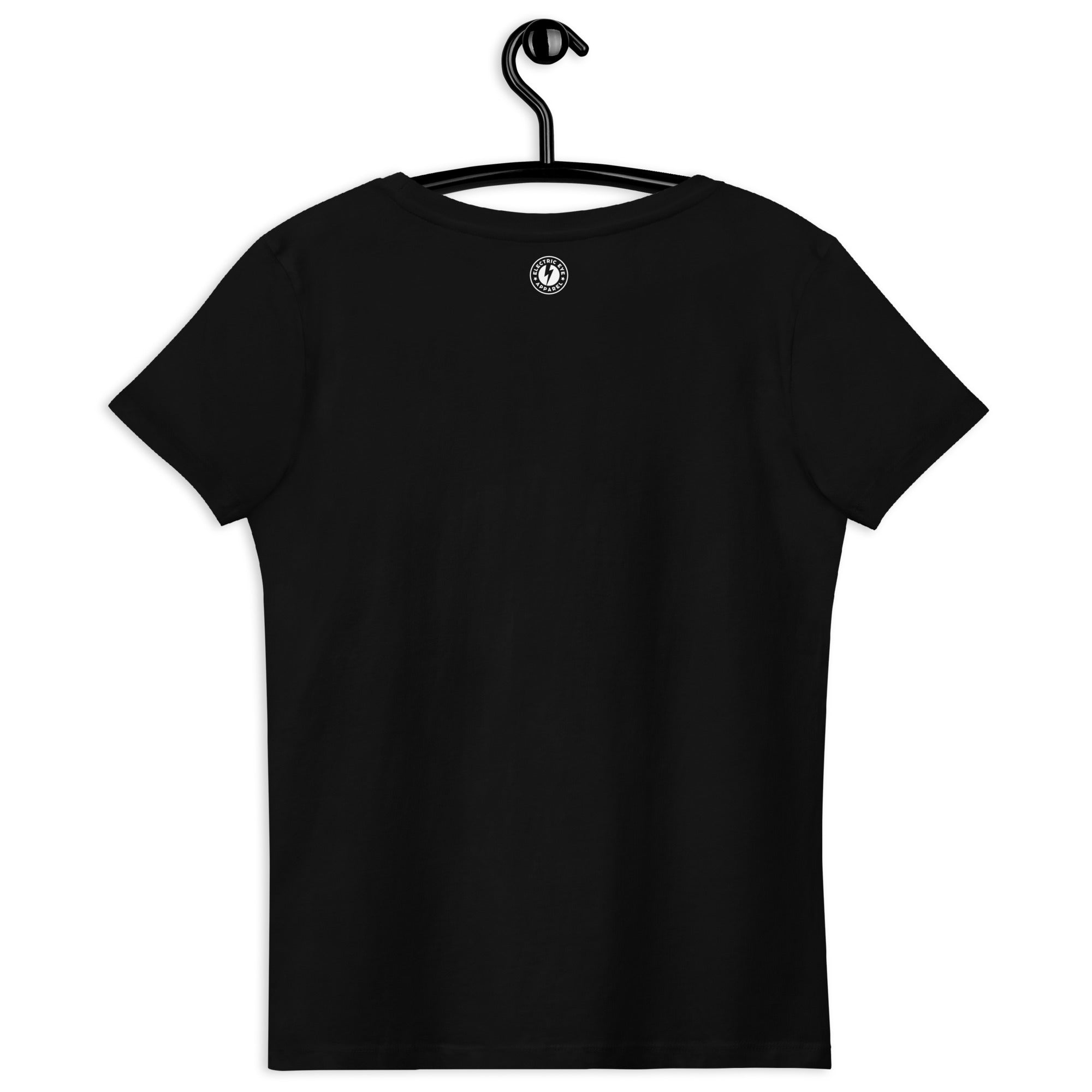 Camiseta orgánica ajustada para mujer bordada HUNKY DORY (texto blanco)