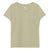 Not Your Nepo Baby - Camiseta orgánica ajustada para mujer bordada en el pecho izquierdo
