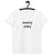HUNKY DORY Embroidered Women's Fitted Organic T-shirt (black text)