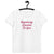 HOPELESSLY DEVOTED TO YOU Camiseta orgánica entallada de mujer bordada - texto rosa