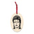 David Bowie Ziggy Stardust Pop Art Line Drawing Premium Printed Vintage Style Wooden ornament - Bolt Print Back