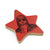 90's Kurt Cobain Vintage Style Pop Art Printed Wooden Christmas Tree Ornament - Red / Leopard Back