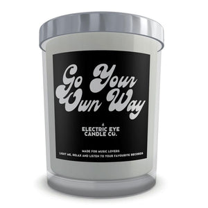 Boxed ‘Go Your Own Way’ Natural Soy Wax Candle Set in Glass (50 hour)