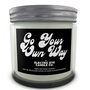 'Go Your Own Way' Natural Soy Wax Candle Set in Jar (available in 250ml & 120ml)