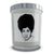 Boxed 1960s Aretha Franklin Line Art Natural Wax Candle Set in Glass (50 hour)