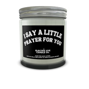 'I Say A Little Prayer...' Natural Soy Wax Candle Set in Jar (2 Sizes)