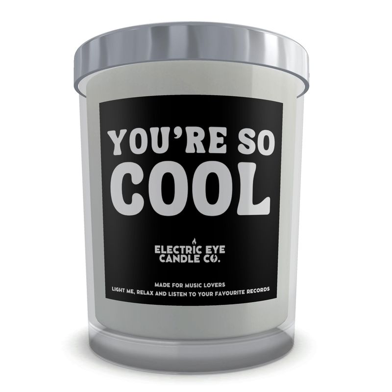Juego de velas de cera de soja natural 'You're So Cool' en caja en vidrio (50 horas) 