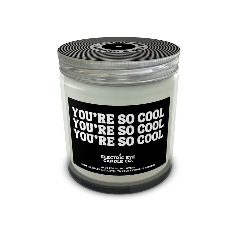 Juego de velas de cera de soja natural 'You're So Cool, You're So Cool, You're So Cool' en frasco (disponible en 250 ml y 120 ml)