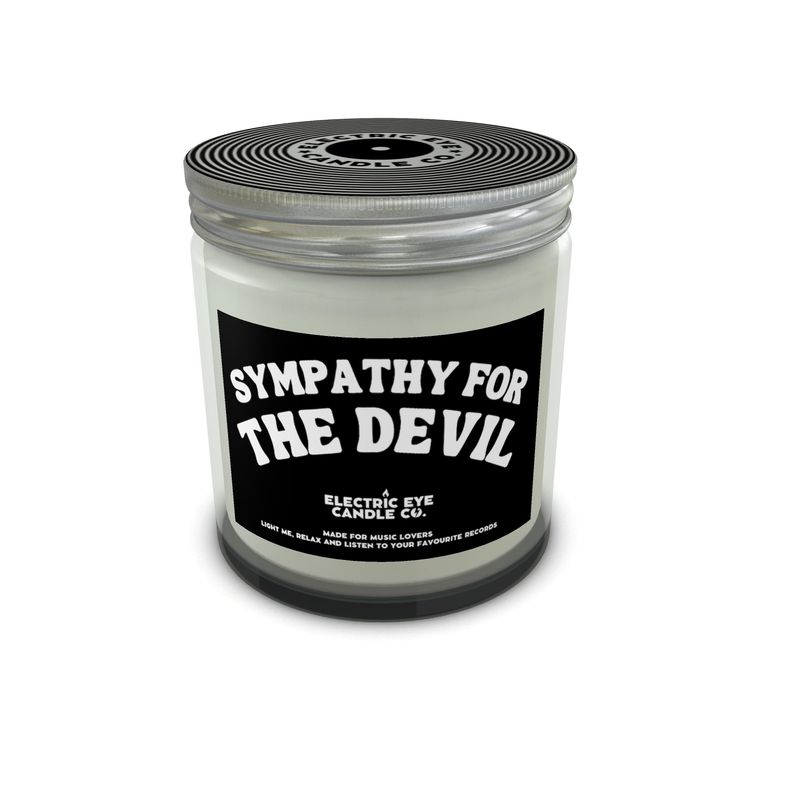 Juego de velas de cera de soja natural 'Sympathy For The Devil' en frasco (disponible en 250 ml y 120 ml)