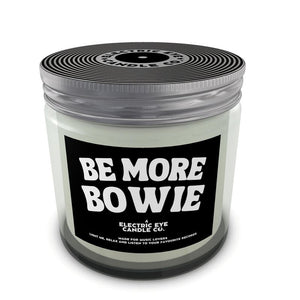 'BE MORE BOWIE' Natural Soy Wax Candle Set in Jar (available in 250ml & 120ml)