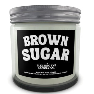 'Brown Sugar' Natural Soy Wax Candle Set in Jar (250ml & 120ml)