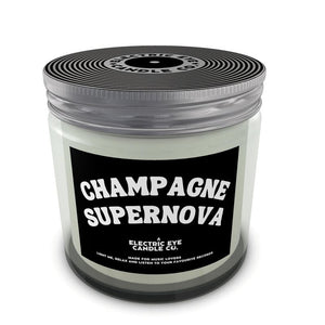 'CHAMPAGNE SUPERNOVA' Natural Soy Wax Candle Set in Jar (250ml & 120ml)