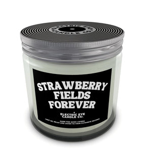 STRAWBERRY FIELDS FOREVER Natural Soy Wax Candle Set in Jar (250ml & 120ml)