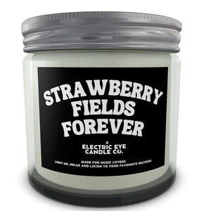 STRAWBERRY FIELDS FOREVER Natural Soy Wax Candle Set in Jar (250ml & 120ml)