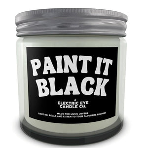'PAINT IT BLACK' Natural Soy Wax Candle Set in Jar (250ml & 120ml)
