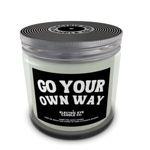 'GO YOUR OWN WAY' Natural Soy Wax Candle Set in Jar (250ml & 120ml)