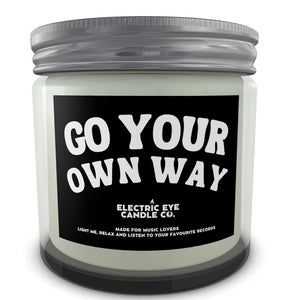 'GO YOUR OWN WAY' Natural Soy Wax Candle Set in Jar (250ml & 120ml)