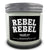 'REBEL REBEL' Natural Soy Wax Candle Set in Jar (250ml & 120ml)