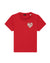 “ALL YOU NEED IS LOVE”复古 70 年代刺绣婴儿有机棉圆领“MINI-CREATOR”T 恤