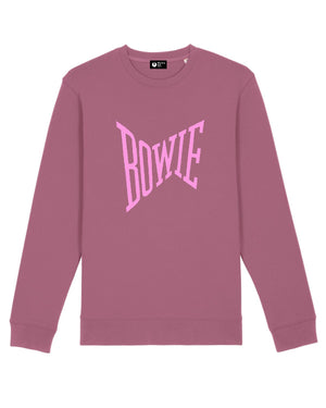 “BOWIE”刺绣男女通用有机棉换装卫衣 - 可选刺绣颜色