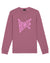 'BOWIE' EMBROIDERED UNISEX ORGANIC COTTON CHANGER SWEATSHIRT - optional embroidery colour
